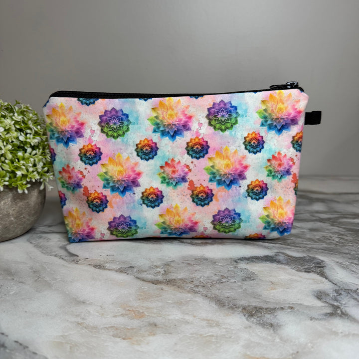 Pouch - Rainbow Mandala Ombre