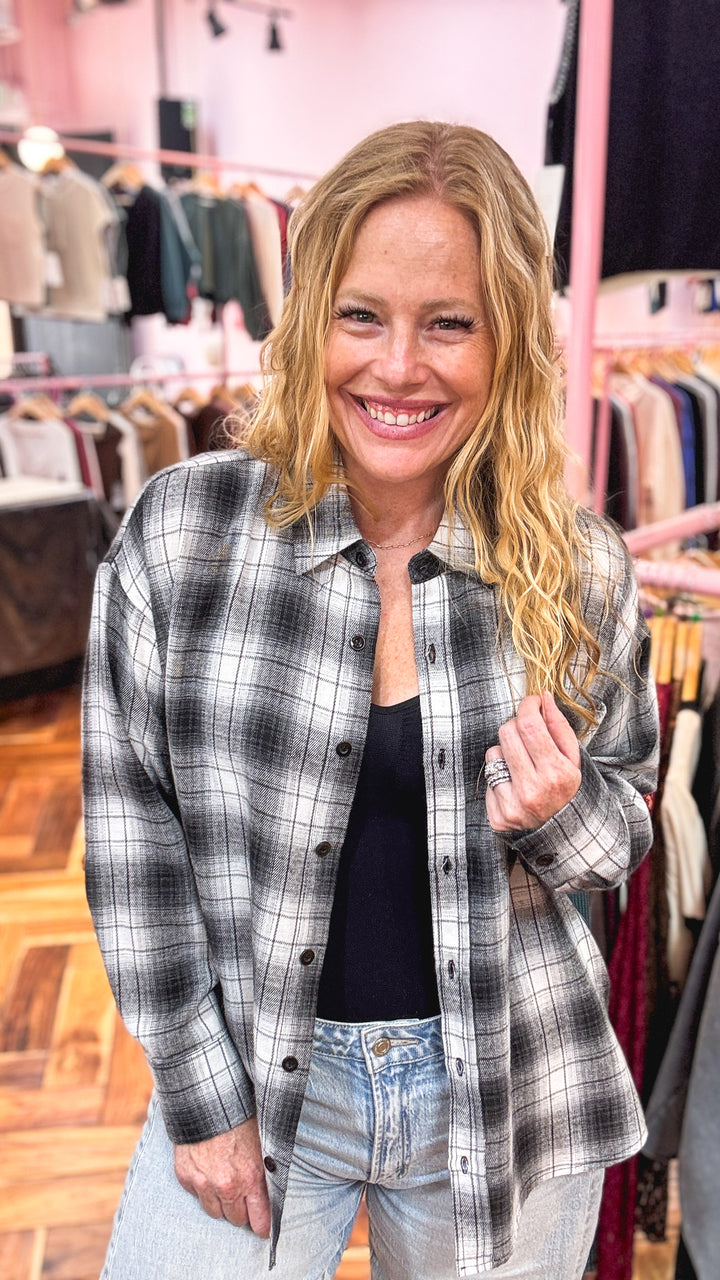 Grey Skies Flannel