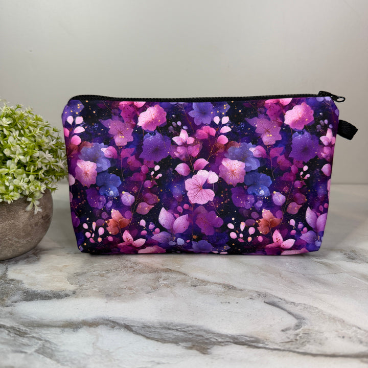 Pouch - Floral Purple