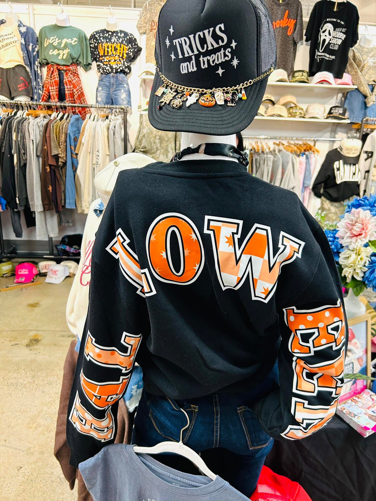Happy Halloween Black Sweatshirt