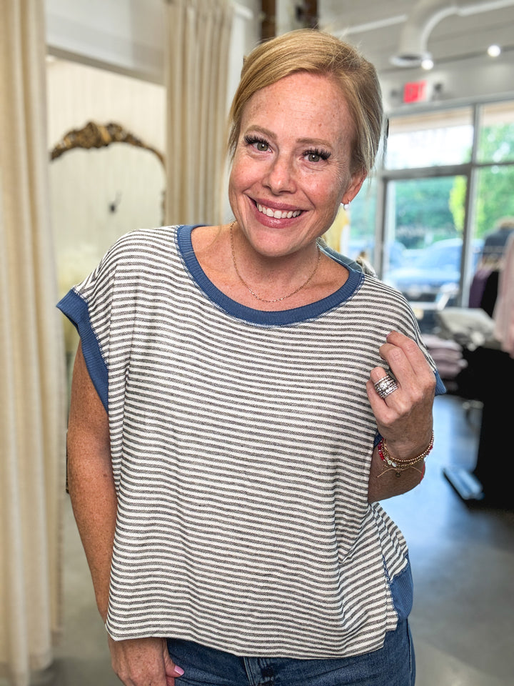 So Good Stripe Top