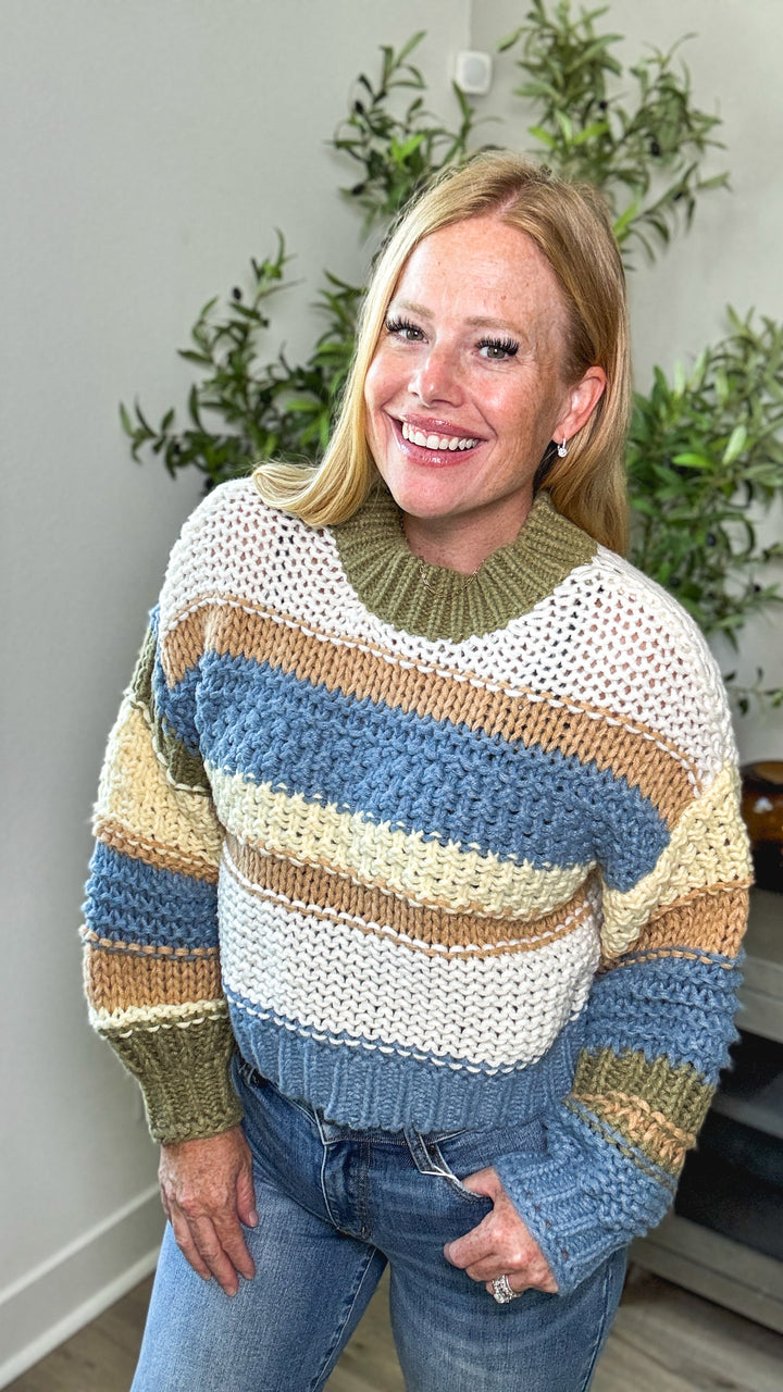 Color Me Cozy Chunky Knit Sweater