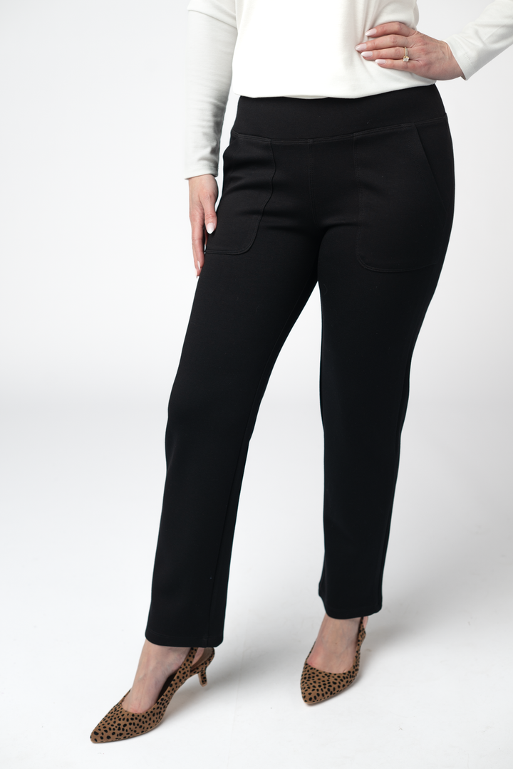 Scuba Ankle Bottoms- Black