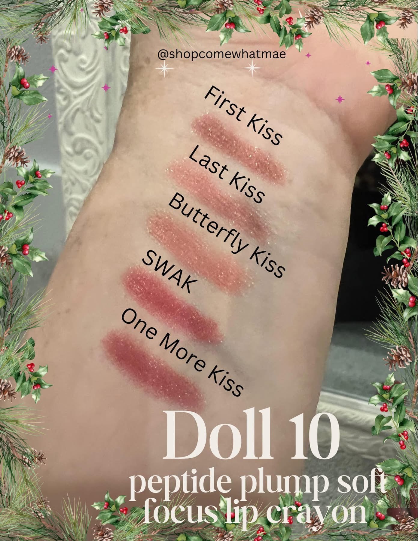 One Kiss At a Time Holiday Lip Crayon Collection