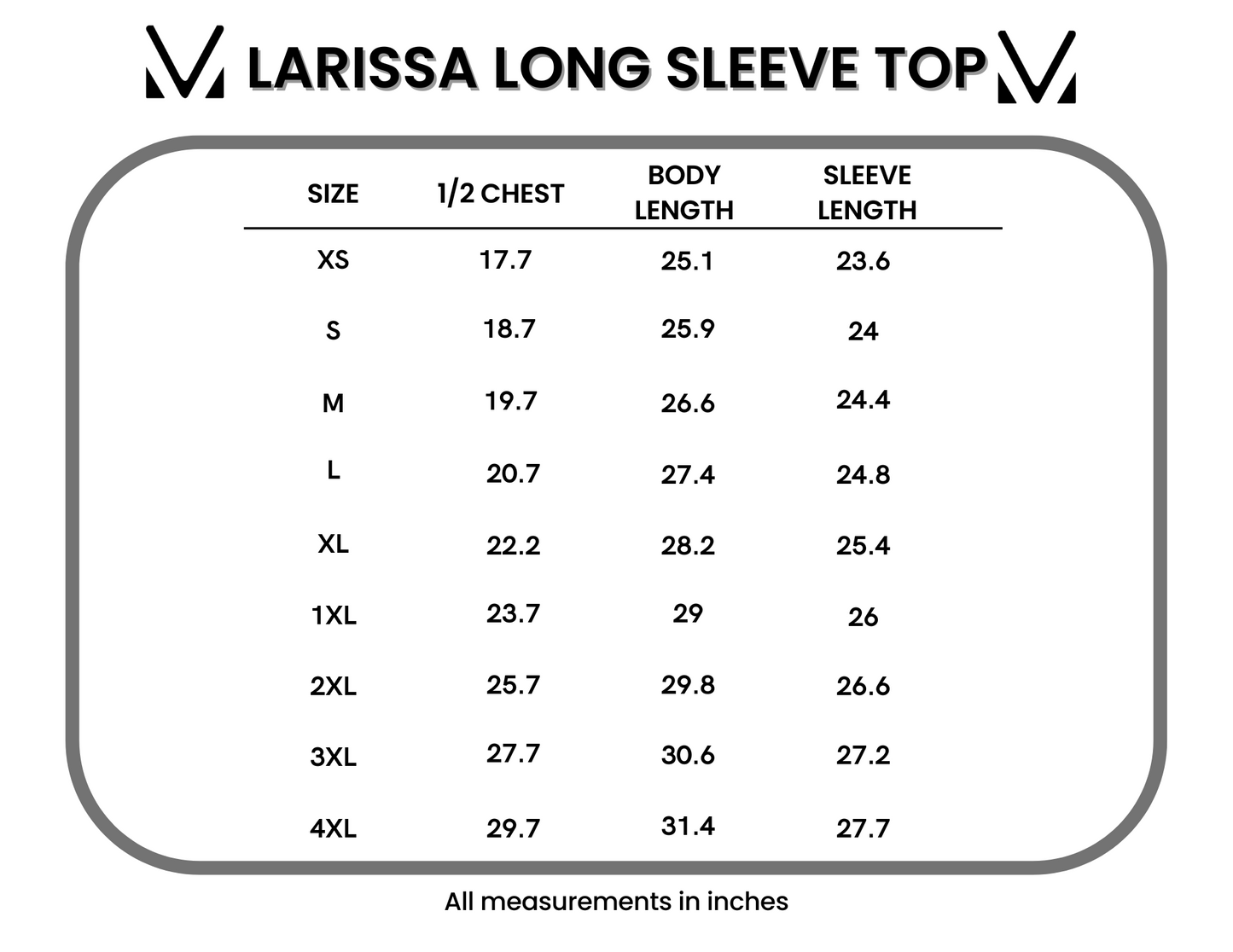 Larissa Long Sleeve in Black