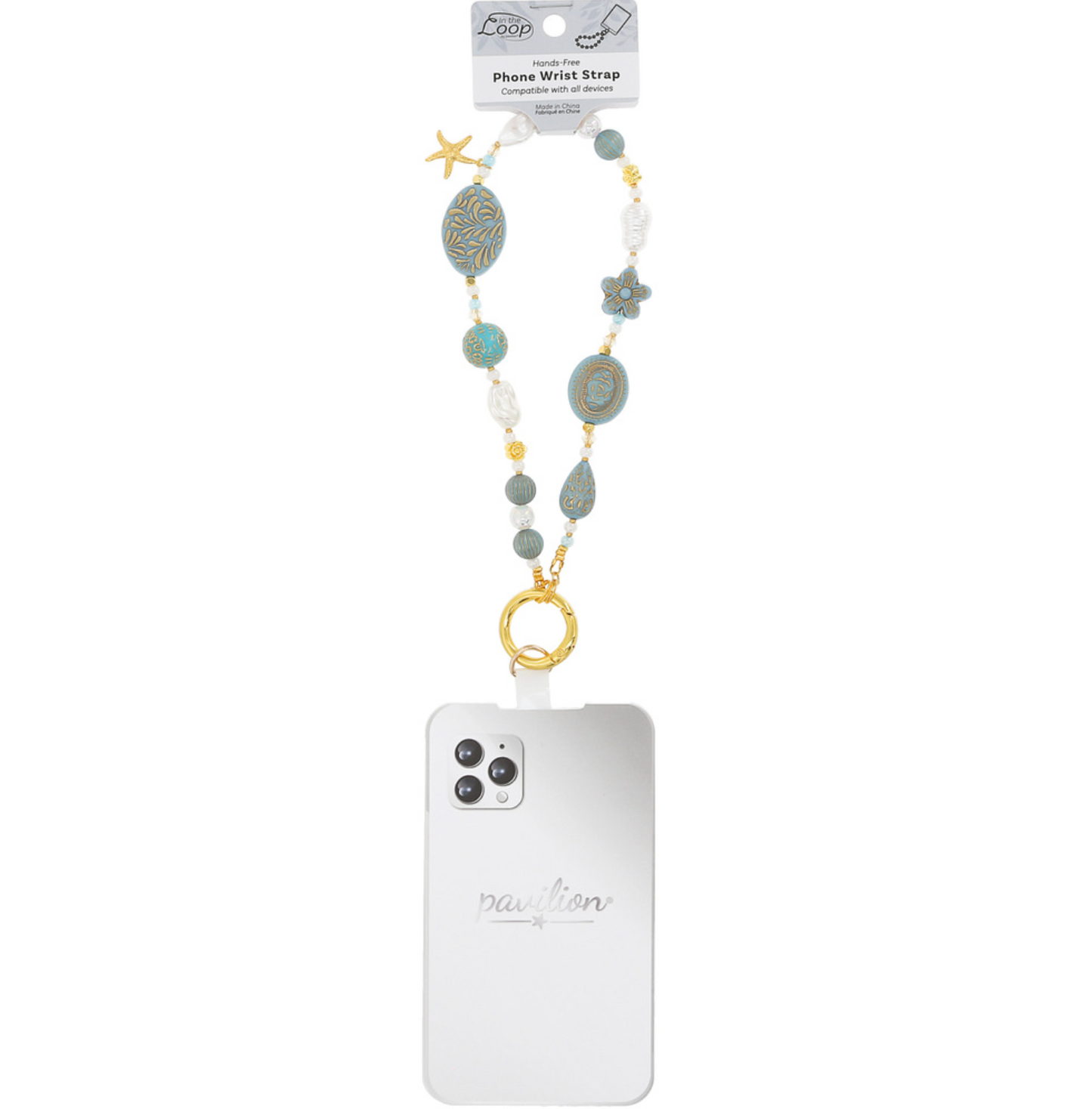 Beach - Beaded Hands-Free Wrist Strap