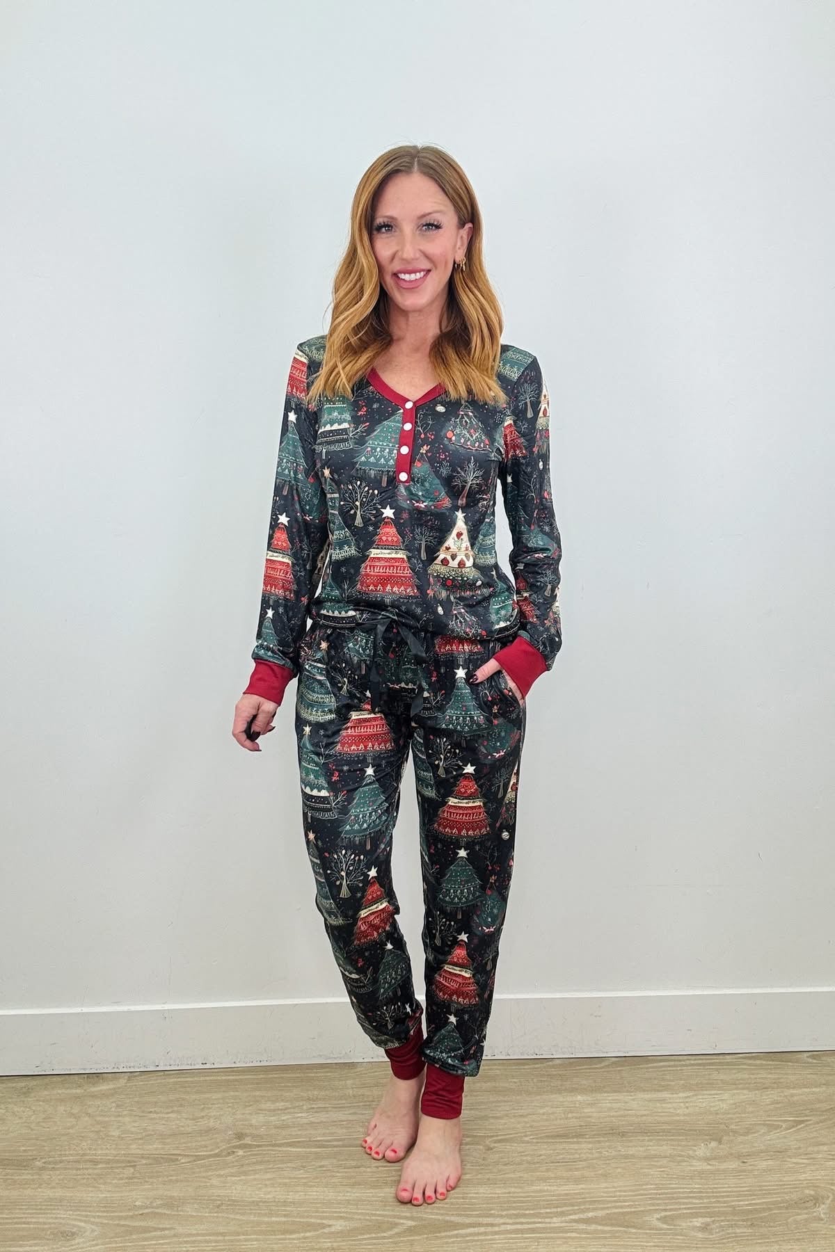 Christmas Tree Farm Shirley & Stone pajama set