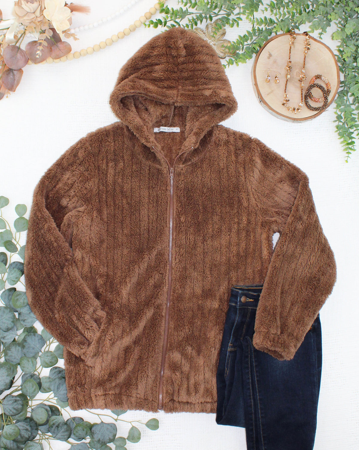 Cozy Sherpa Fullzip - Mocha
