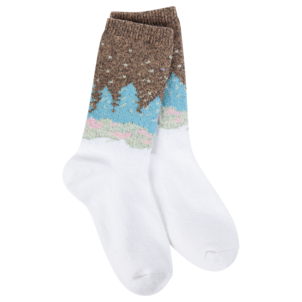 World's Softest Socks Whimsical Forest style SKU 75690