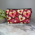 Pouch - Stained Glass Hearts