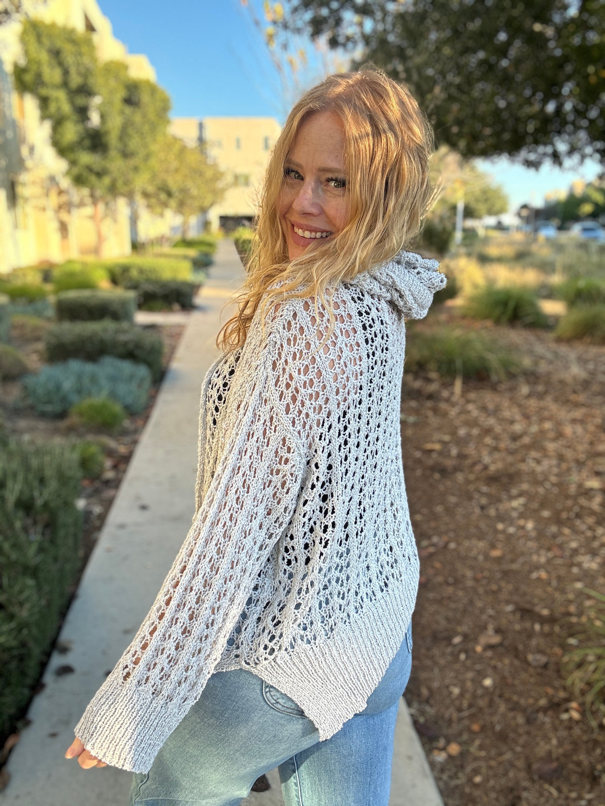 Barefoot Soul Crochet Knit Sweater