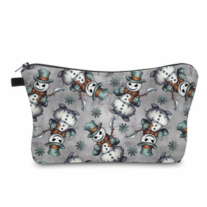 Pouch - Christmas Winter - Creepy Snowman