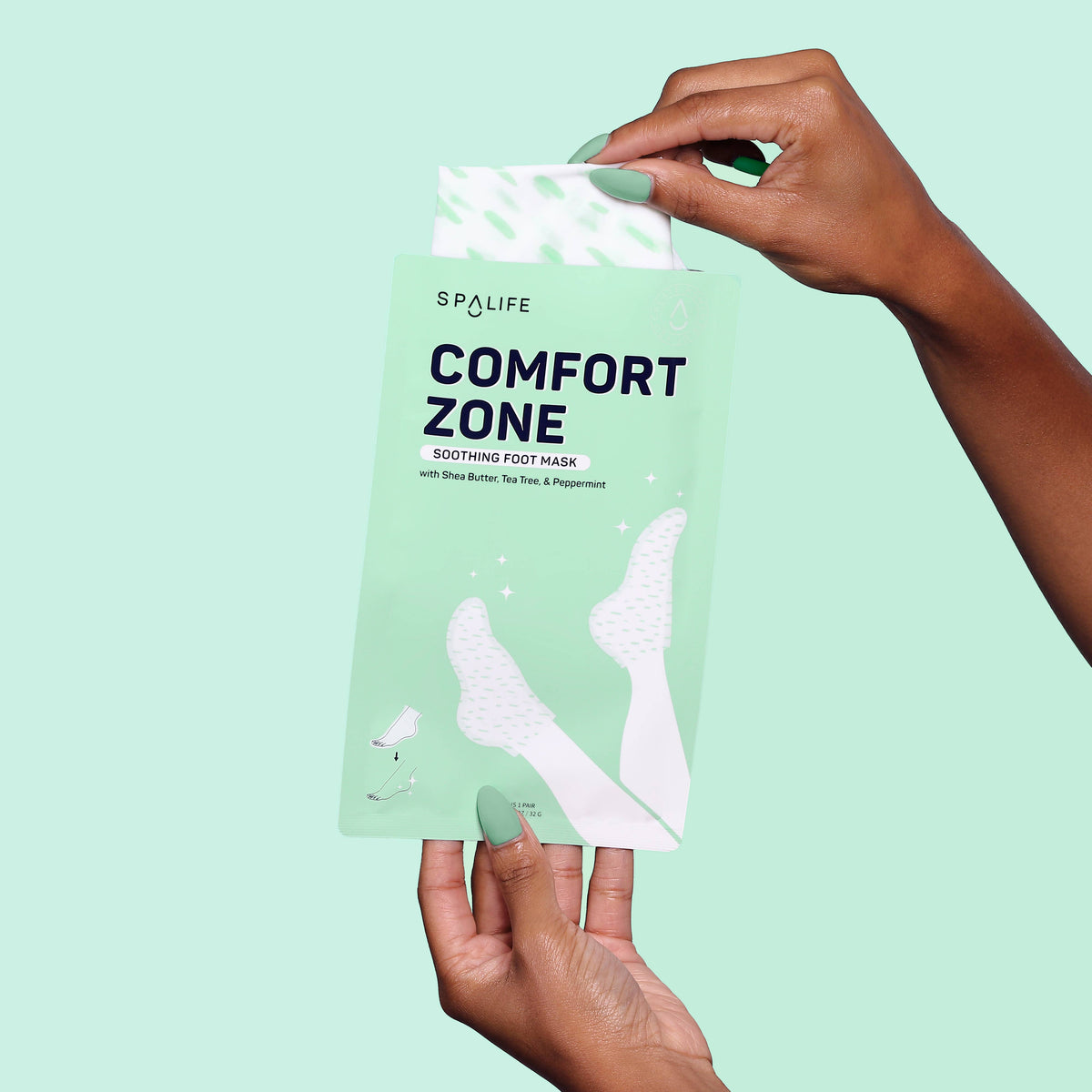 Comfort Zone Soothing Foot Mask with - 3 Pairs