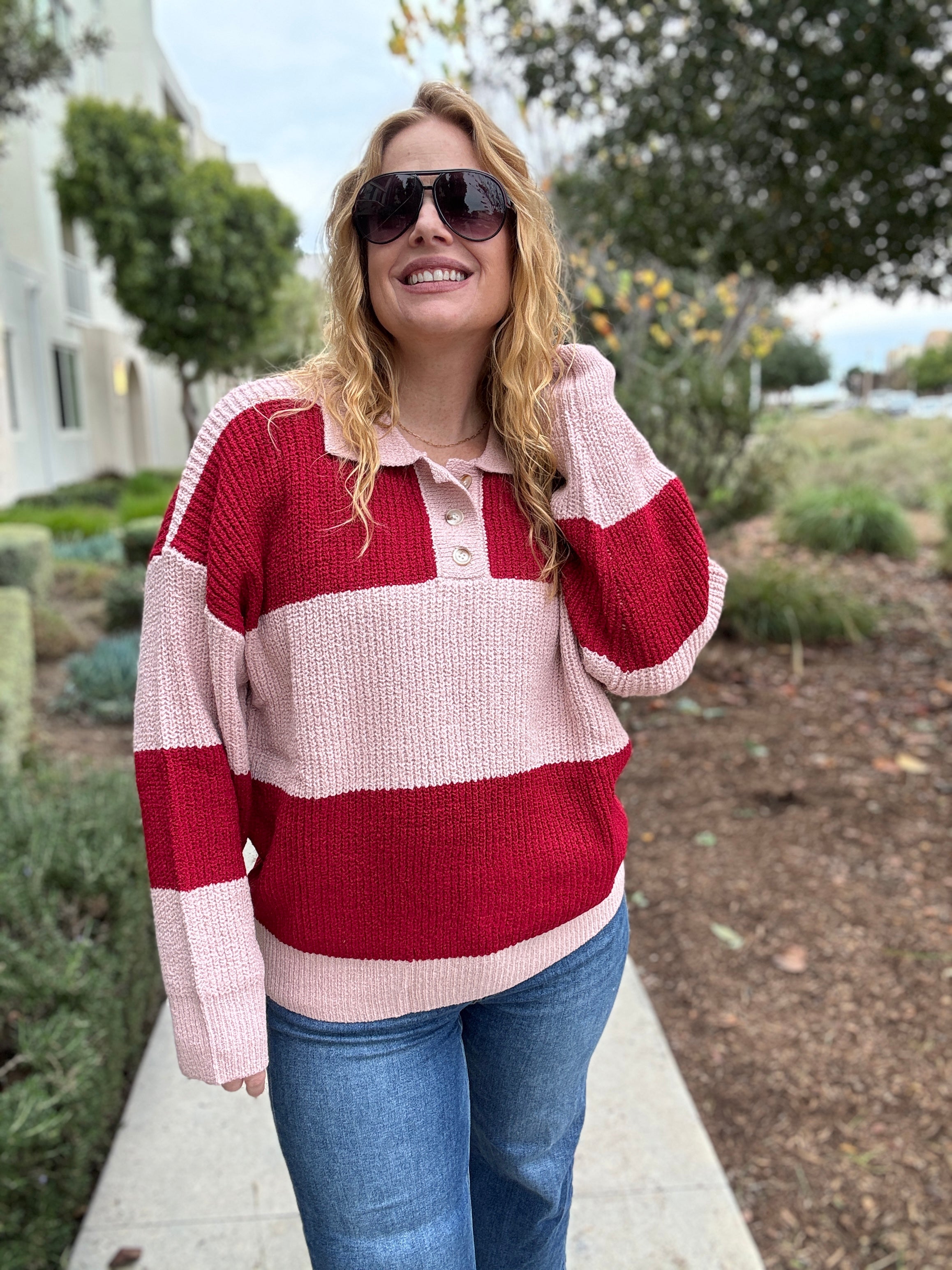 Candy Striper Sweater