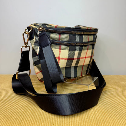 The Roni Nylon Crossbody - Famous Plaid- PREORDER