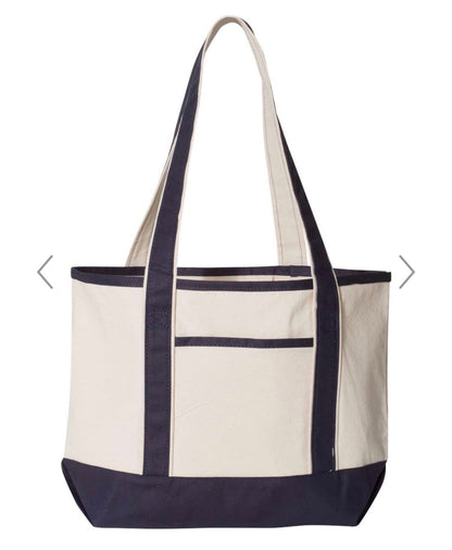 Embroidered Canvas Tote
