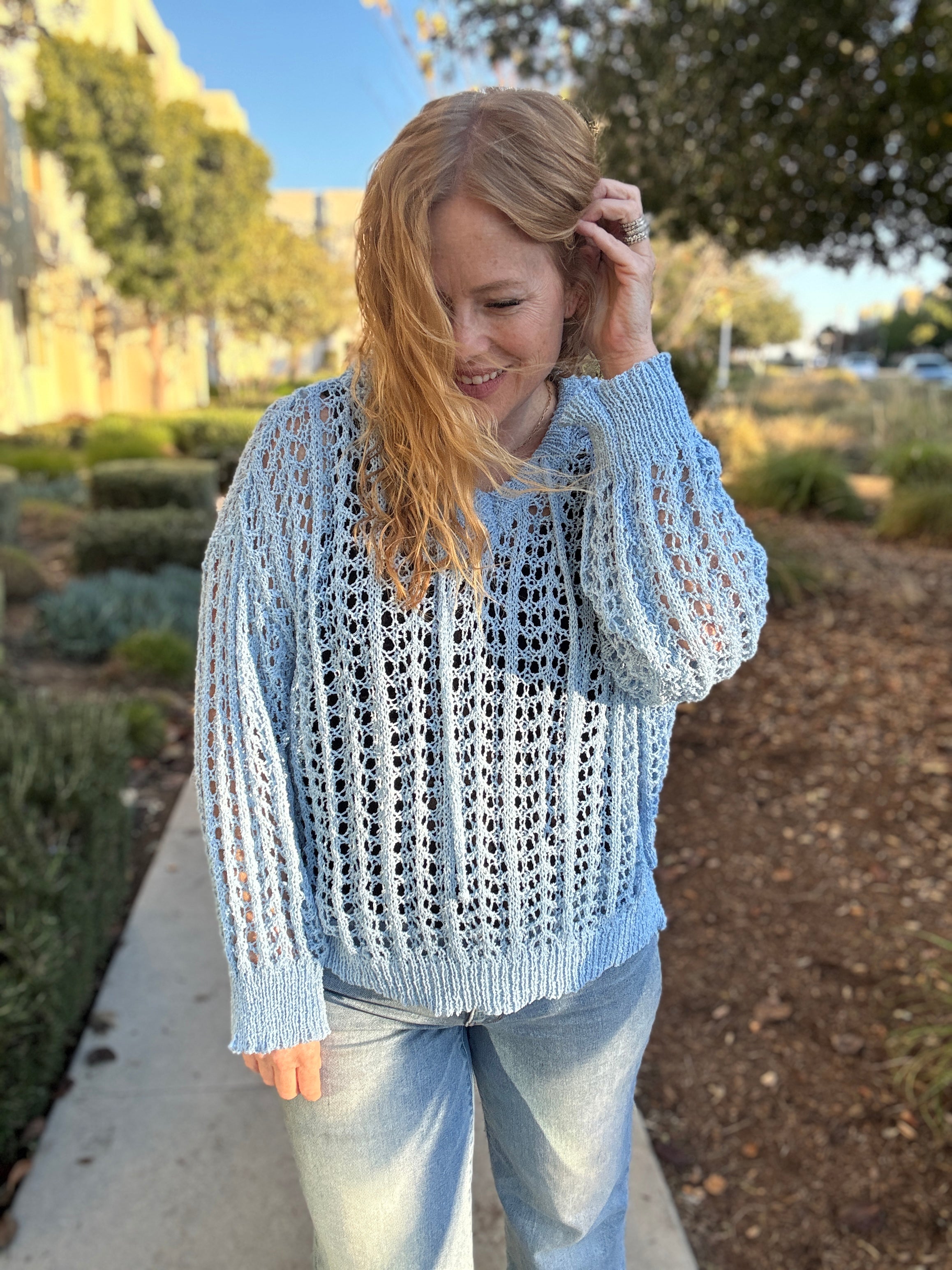 Barefoot Soul Crochet Knit Sweater