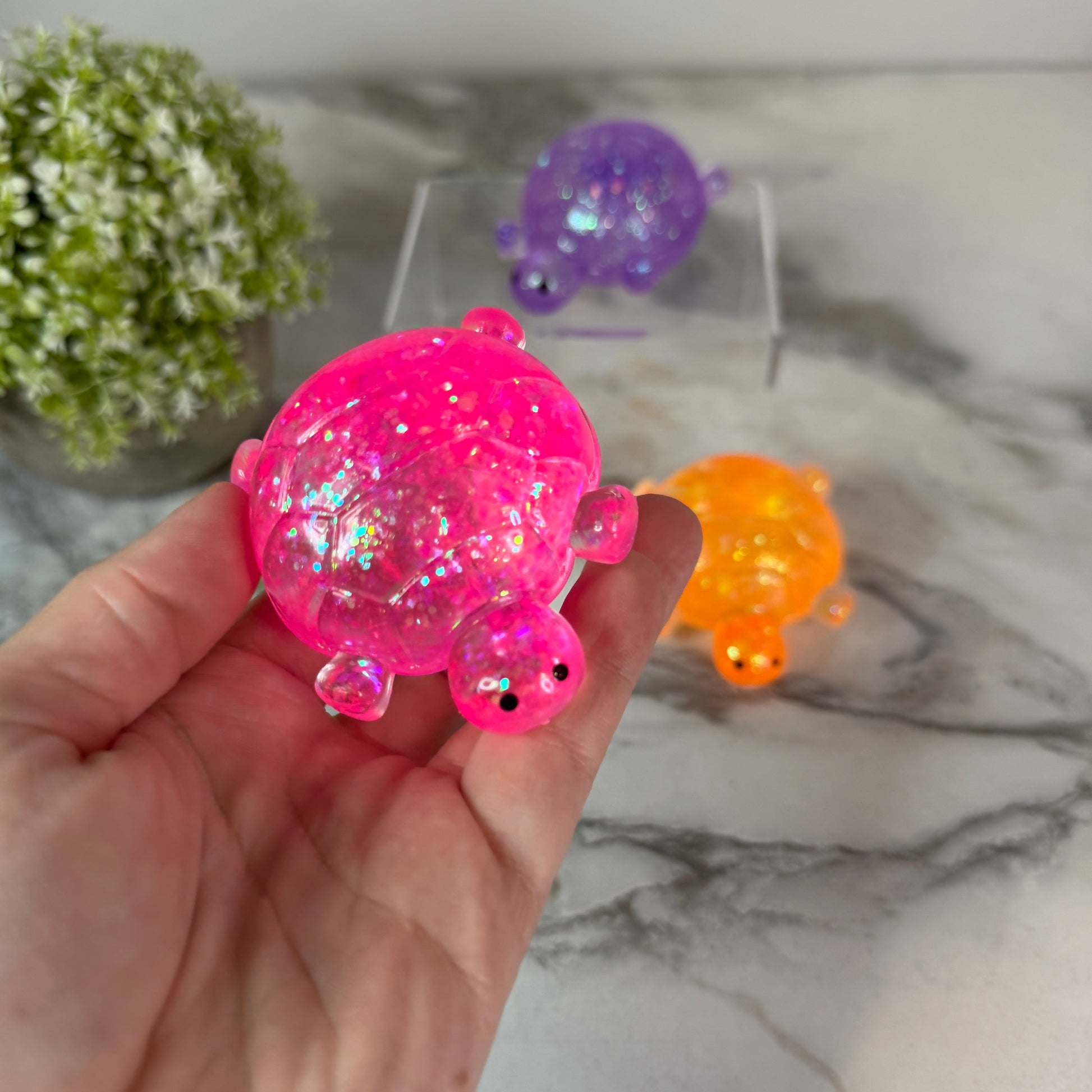 Squishy Toy - Glitter Turtle