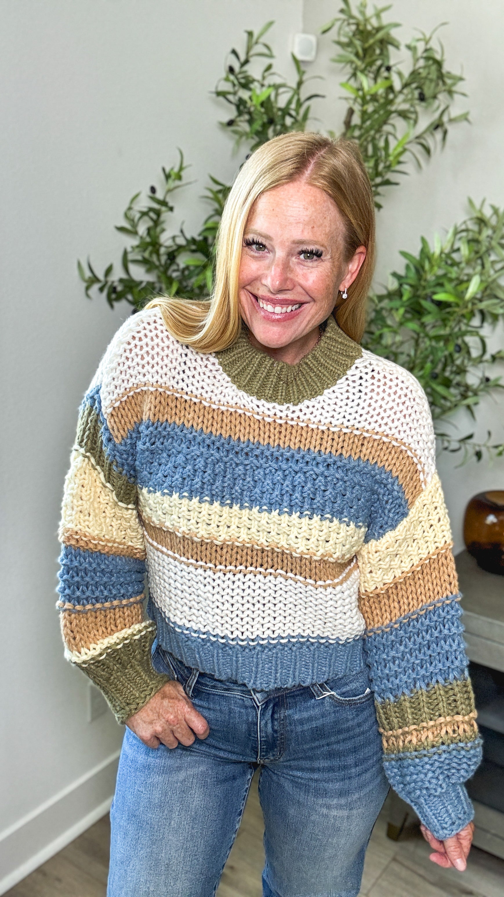 Color Me Cozy Chunky Knit Sweater