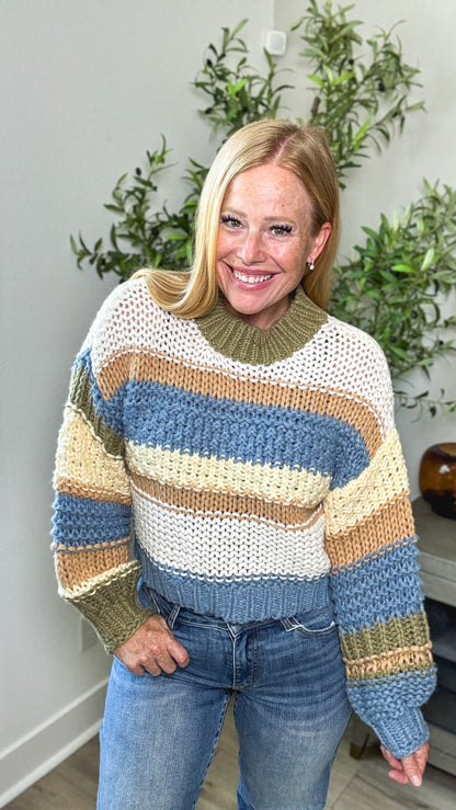 Color Me Cozy Chunky Knit Sweater