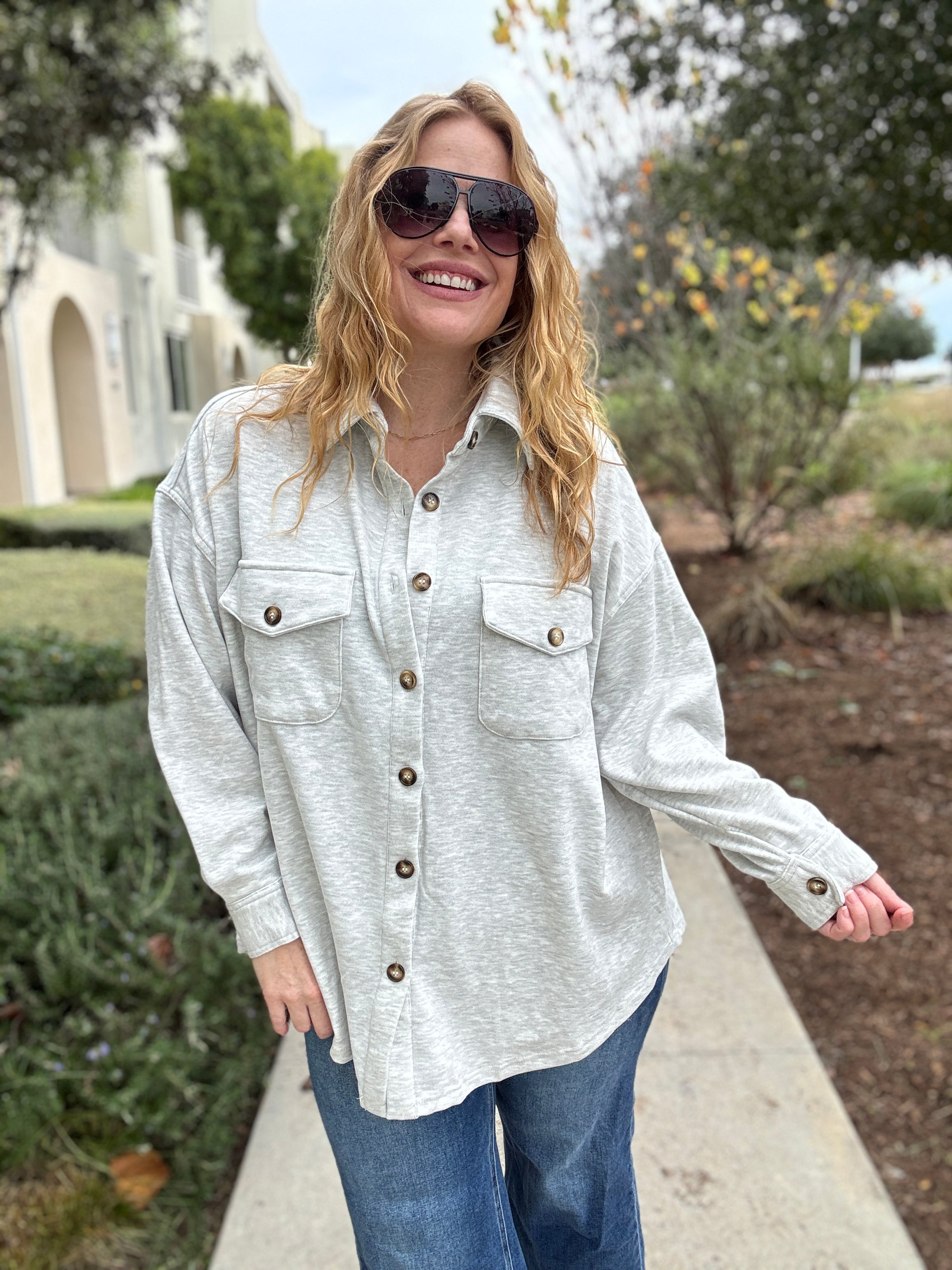 Big Love Grey Shacket