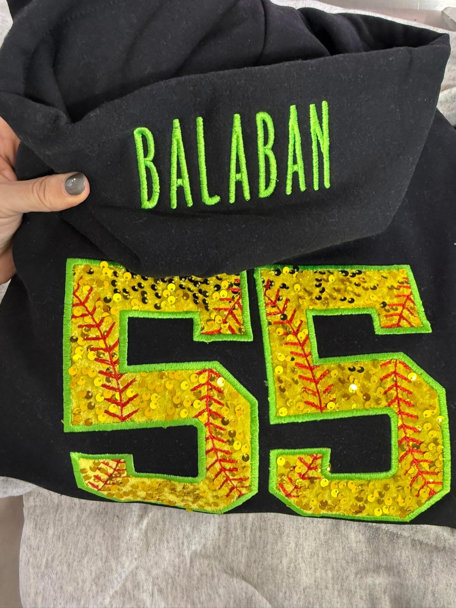 Custom Embroidered Sports Hoodie