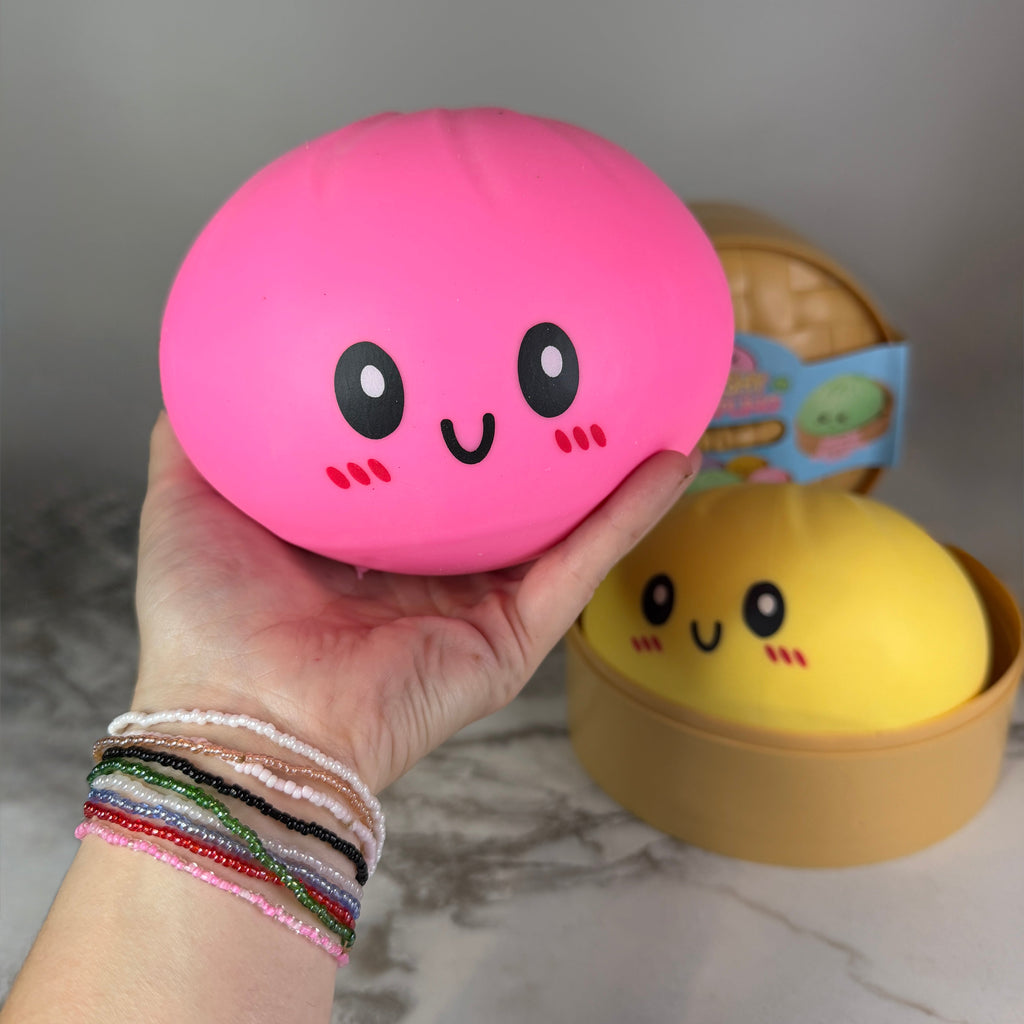 Squishy Toy - XL Dumpling, Quick Squeeze Solid