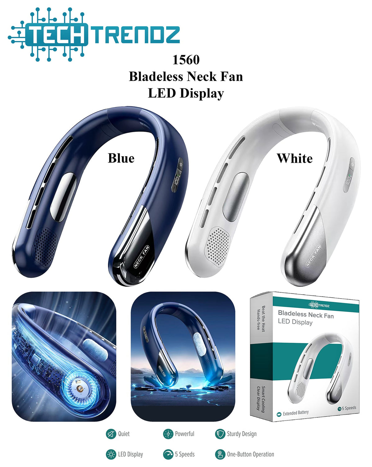 Bladeless Neck Fan