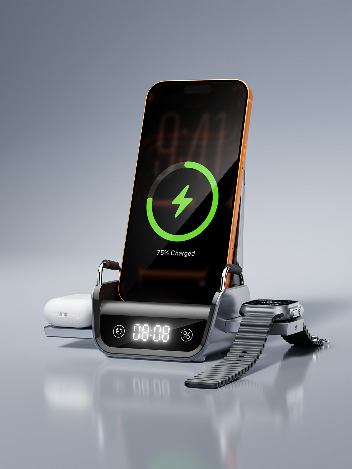 4-in-1 Smart Wireless Charging Station