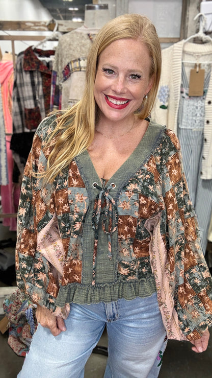 Miranda Babydoll Blouse by POL