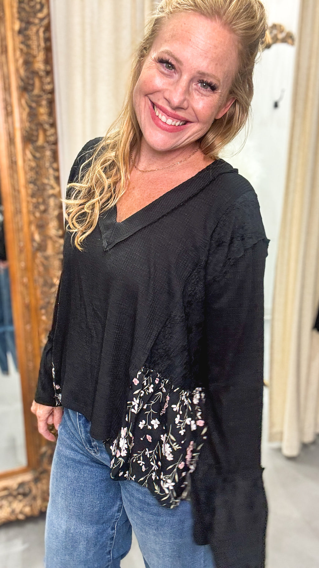 Ella V-Neck Blouse