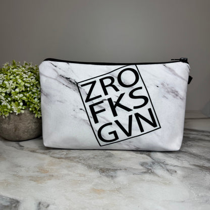 Pouch - Humor Adult, Zero Fucks Given