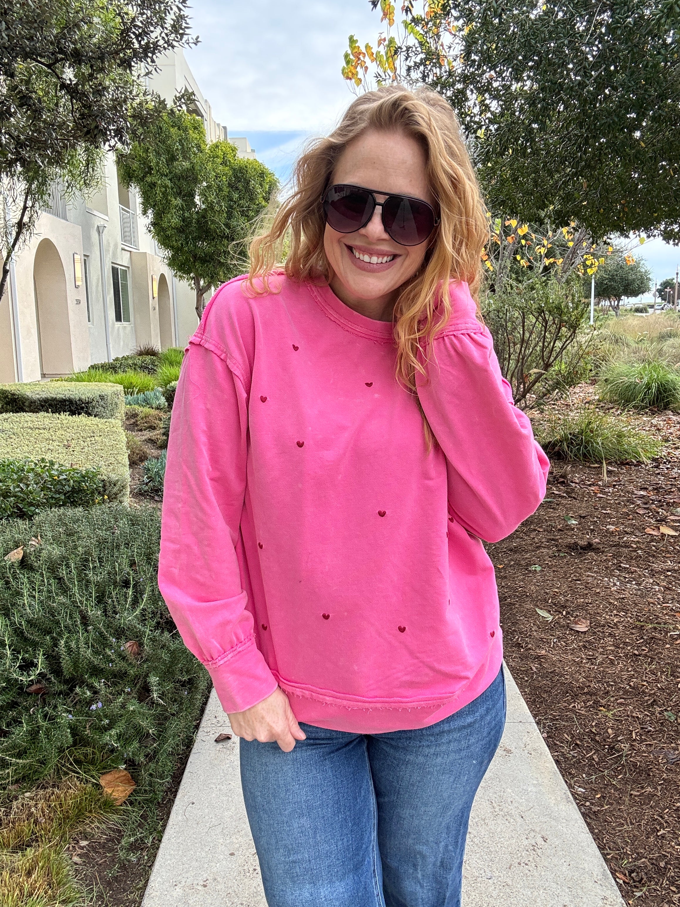 Wondering Heart Embroidered Long Sleeve