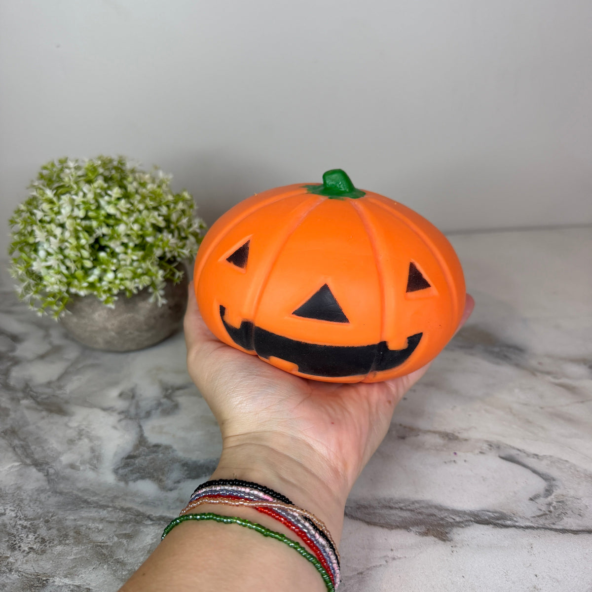 Squishy Toy - Halloween - Jumbo Pumpkin Jack-O-Lantern