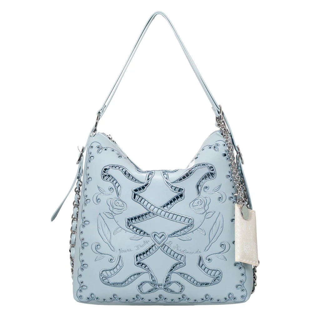 Ribbon Reverie Convertible Hobo Backpack