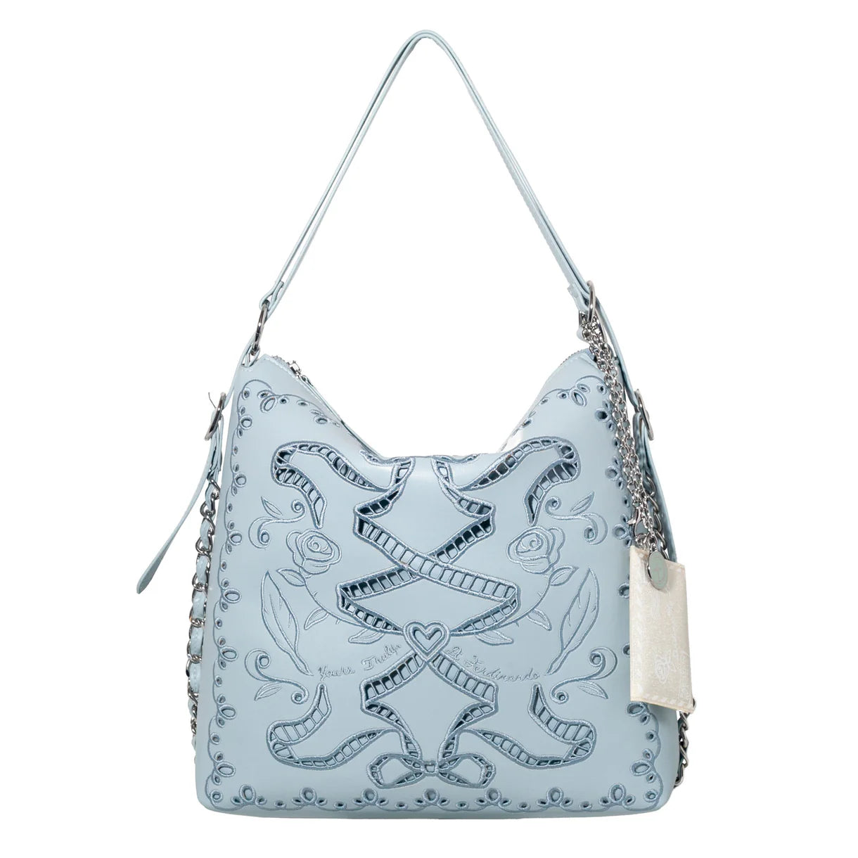 Ribbon Reverie Convertible Hobo Backpack