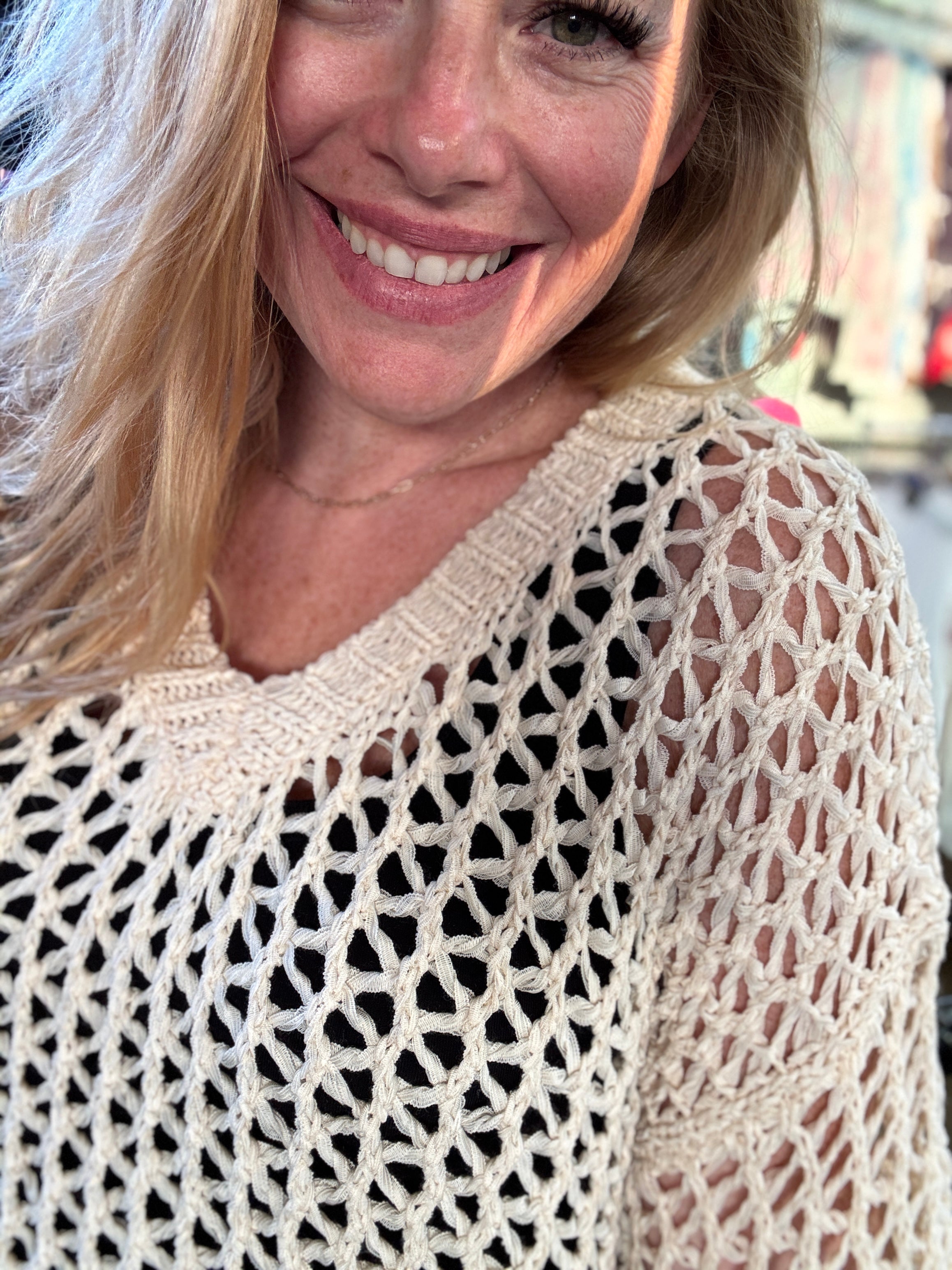 Driftwood Open Woven Sweater