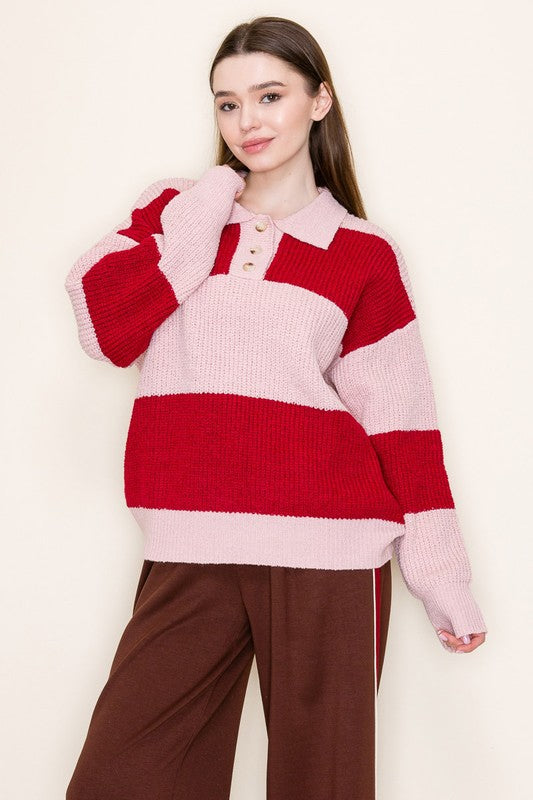 Candy Striper Sweater