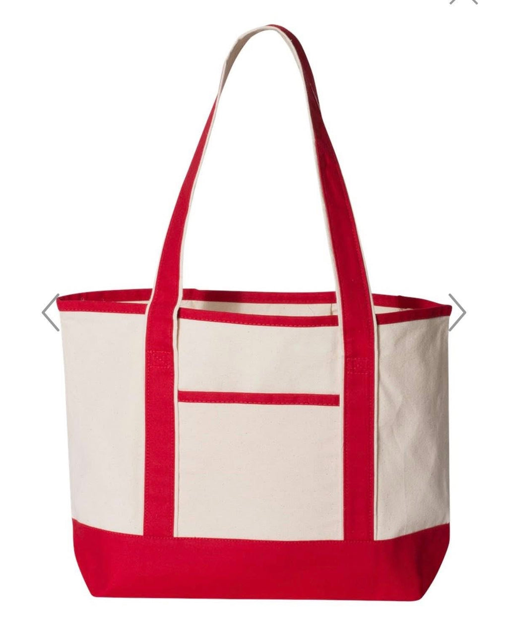 Embroidered Canvas Tote