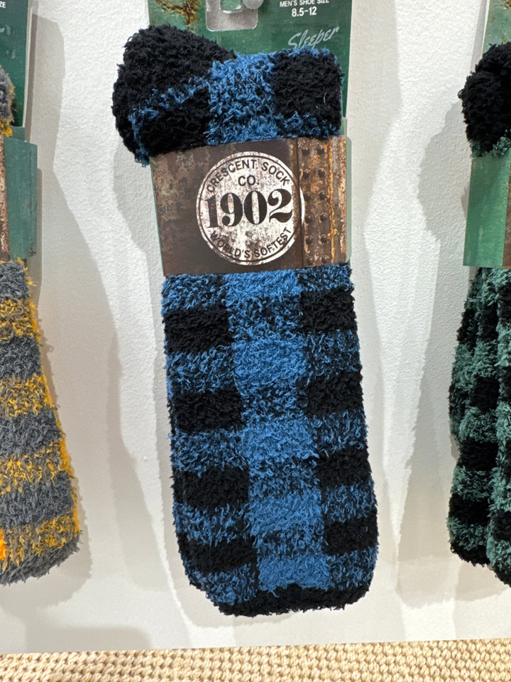 World's Softest Socks | Blue Plaid