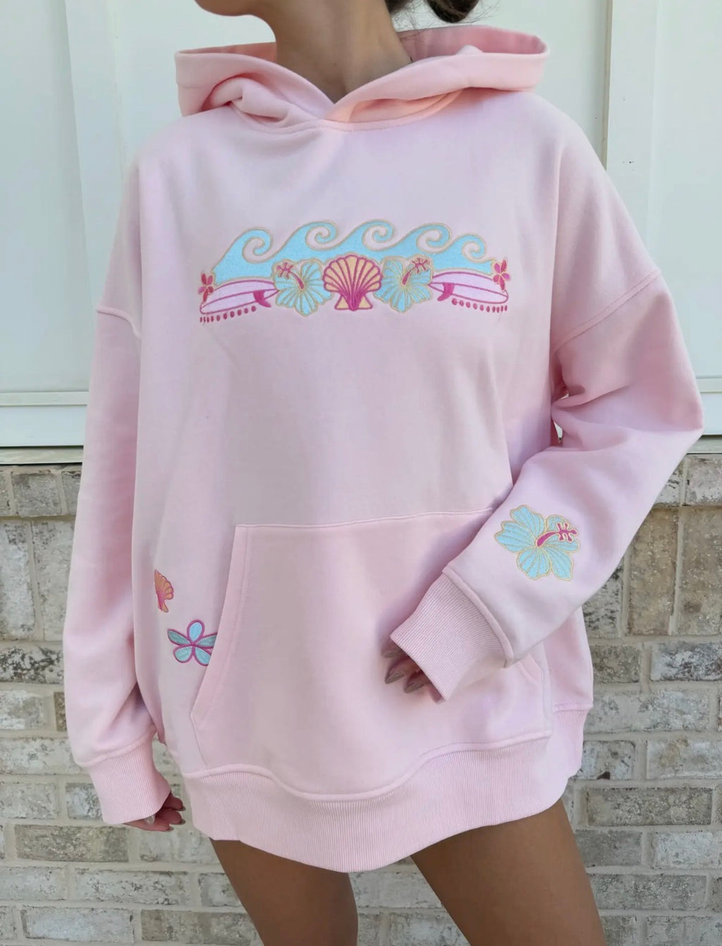 PREORDER - Meet me at the Beach Sunset Embroidered Sunkissed Coconut