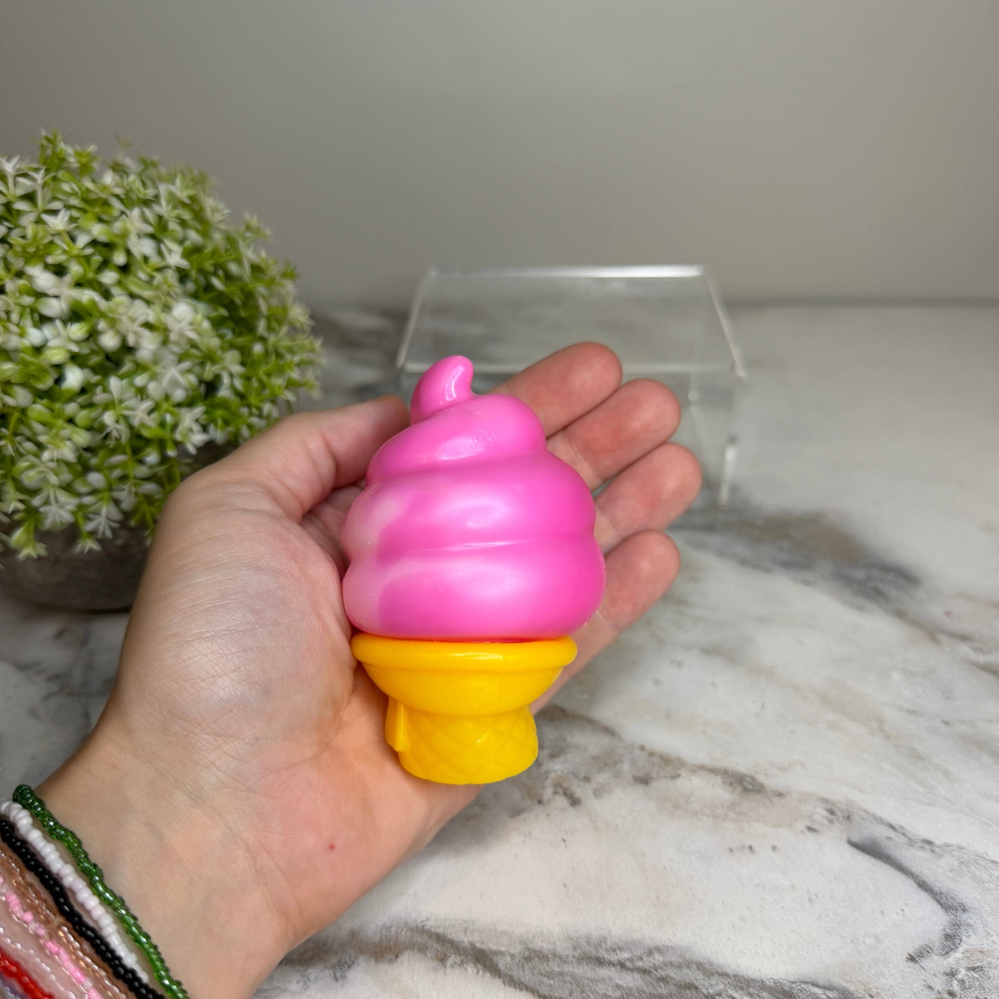 Stress Squishy Toy - Ice Cream Cone - PREORDER