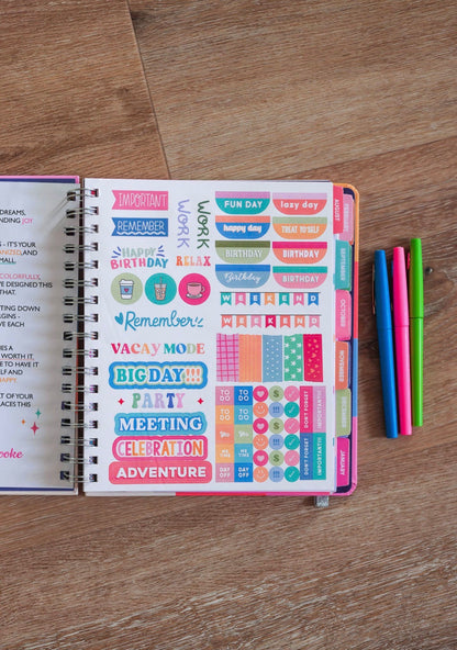 Busy Babe Agenda Book - Aug 2026/Dec 2027