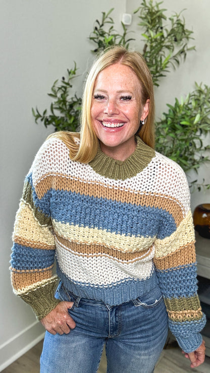 Color Me Cozy Chunky Knit Sweater
