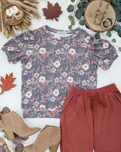 Katie Cozy Top - Blushwood Floral