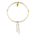 Luxe Glitz - Gold Filled & Sterling Silver Stretch Bangle