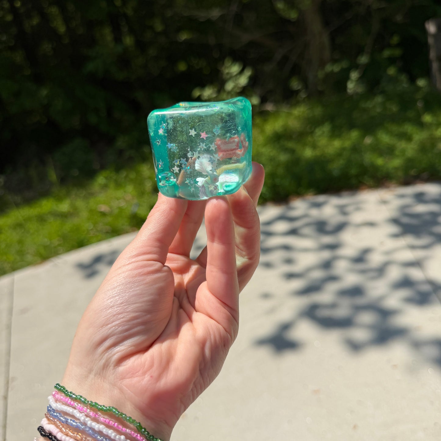 Ice Cube Squishy Toy - Under The Sea
