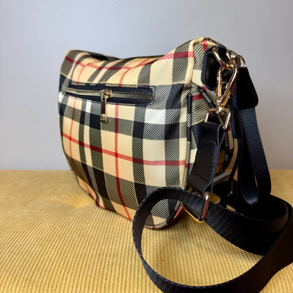 The Roni Nylon Crossbody - Famous Plaid- PREORDER