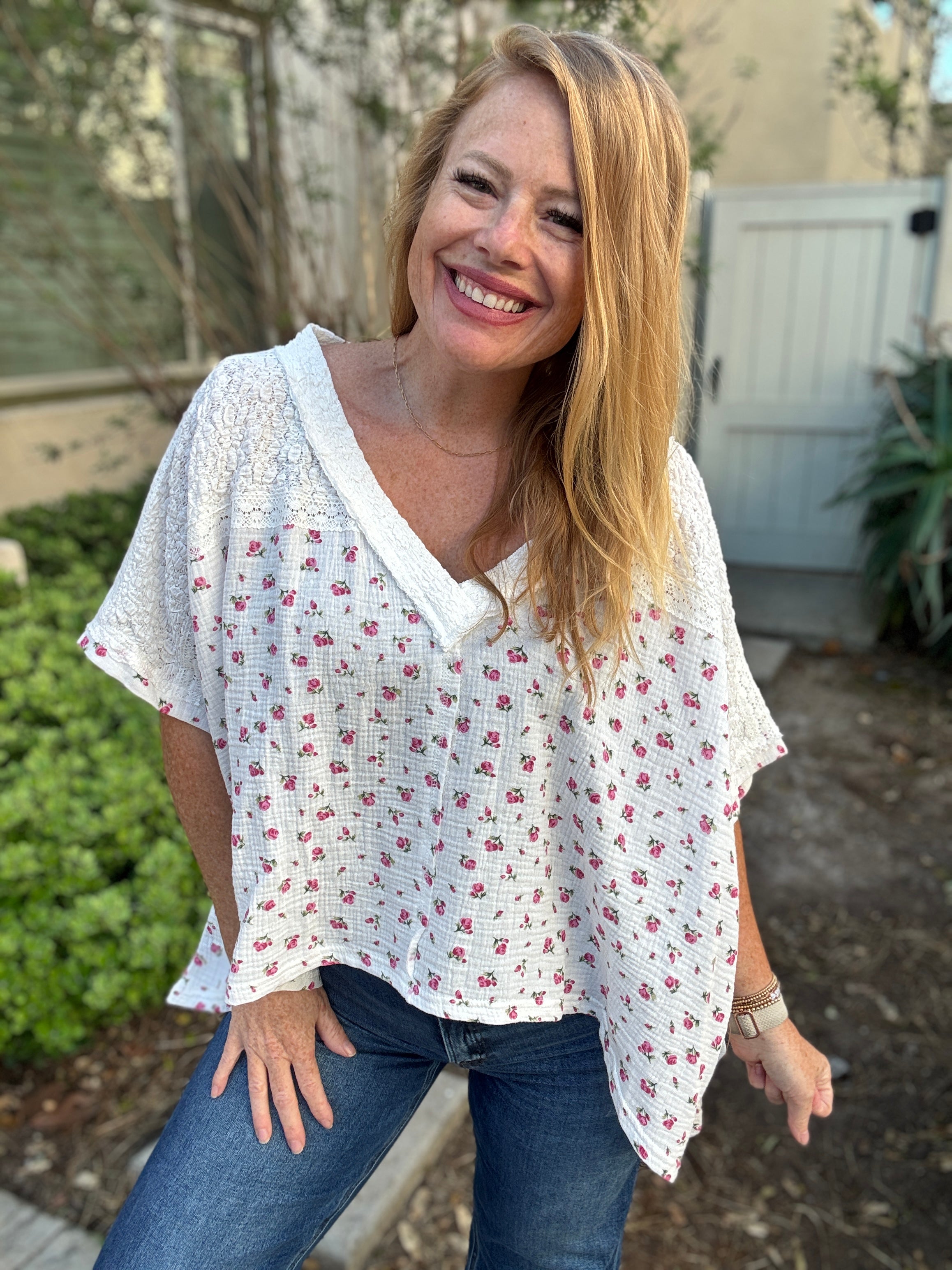 Pocket Full of Posey Top