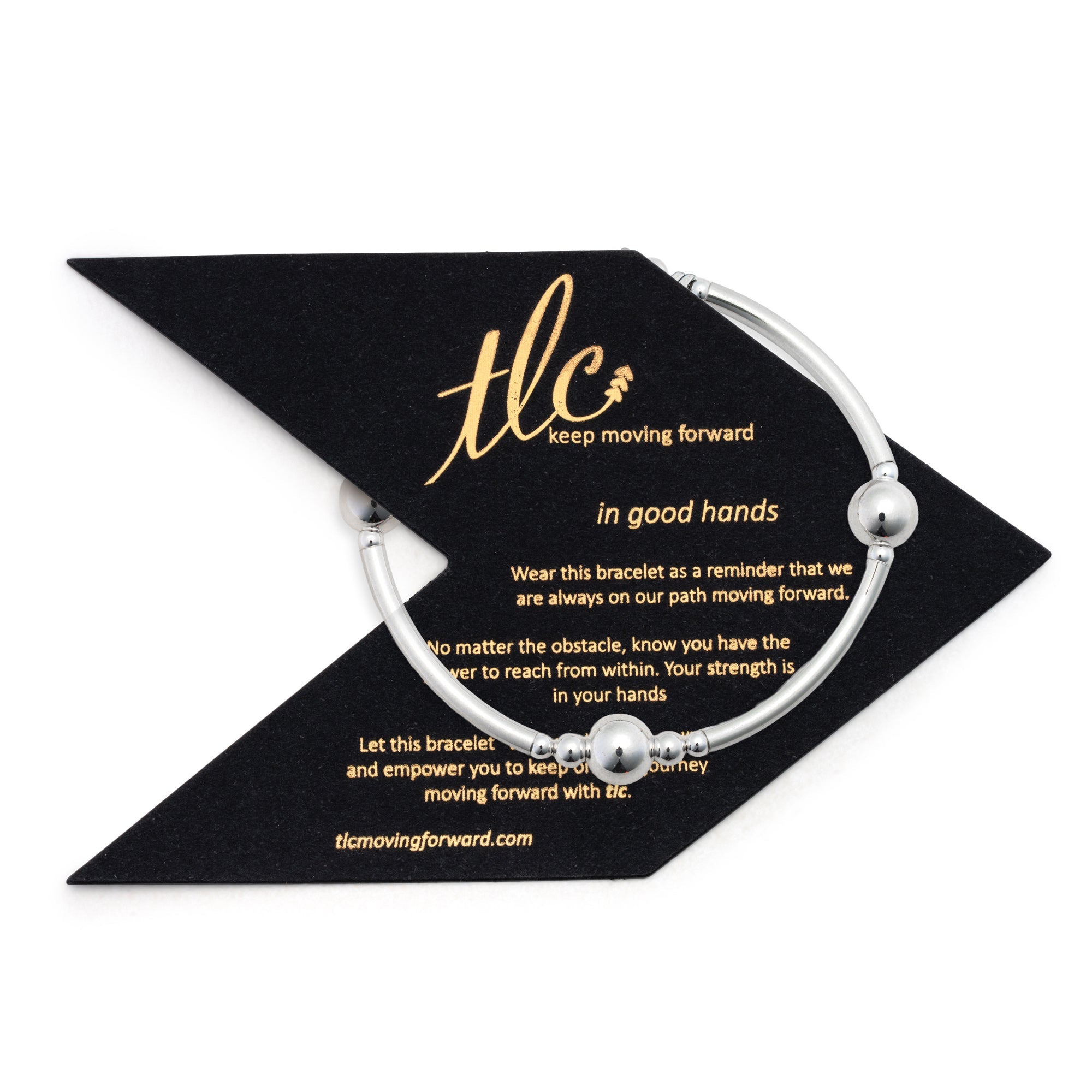 Silver Luster - Sterling Silver Stretch Bangle